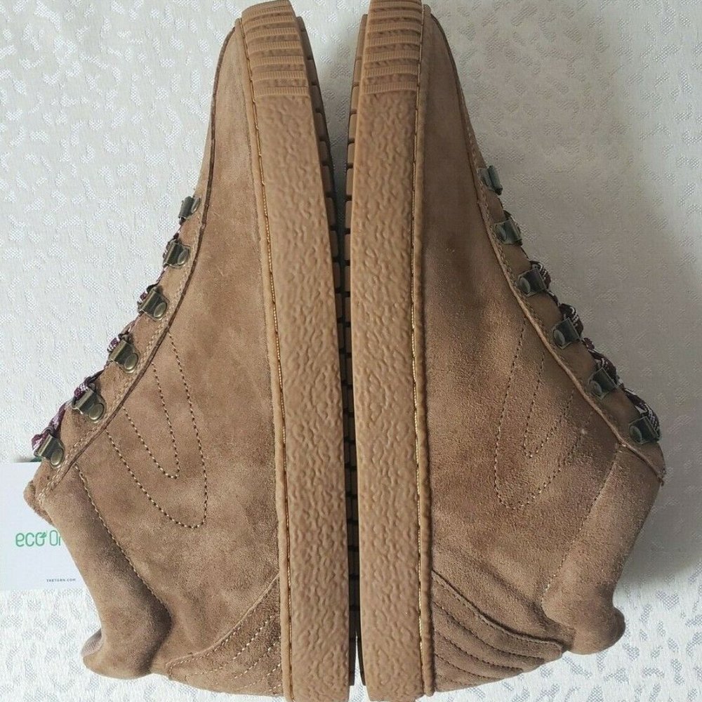 Tretorn Dante 3 Mid Cigar Brown Suede, Men's 10M Shoe